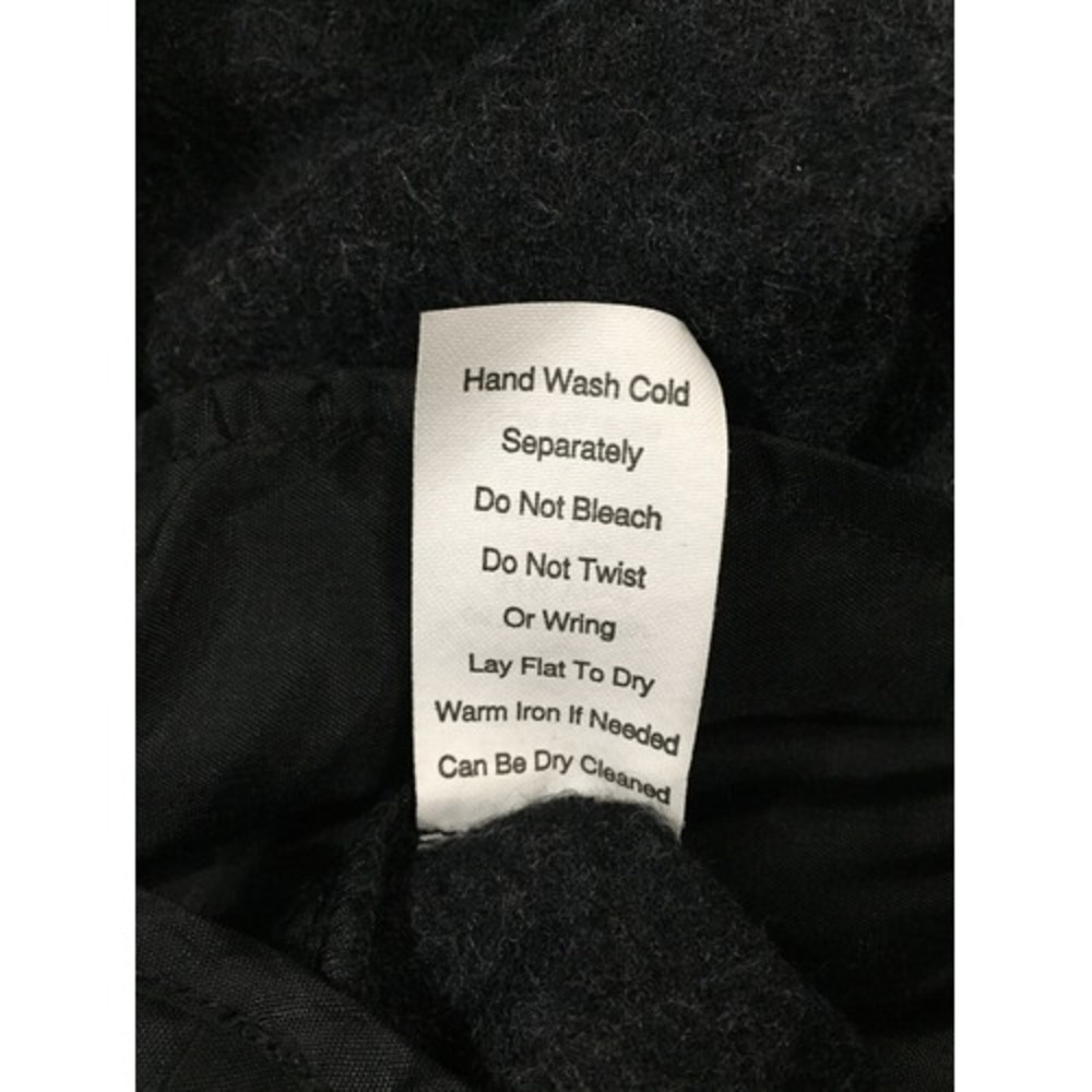 CAbi Charcoal Grey Andy's‎ Mini Skirt Wool Blend Side Pockets Size 4 - Picture 6 of 7